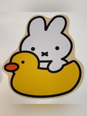 miffy White & Yellow Duck Mouse Pad